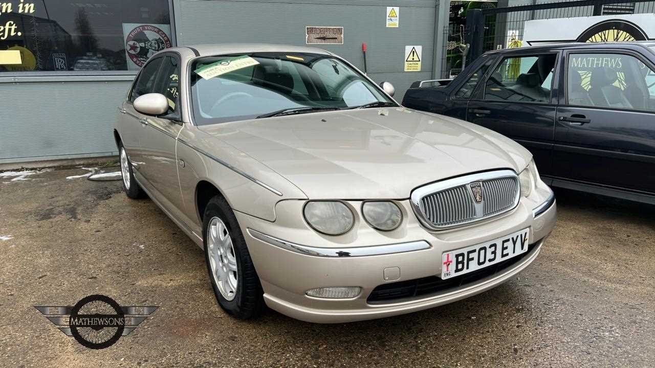 Lot 116 - 2003 ROVER 75 CLASSIC CDT SE