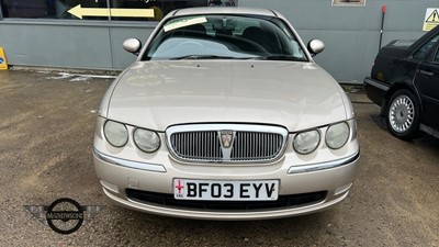 Lot 116 - 2003 ROVER 75 CLASSIC CDT SE