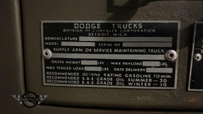 Lot 195 - 1942 DODGE WEAPONS CARRIER