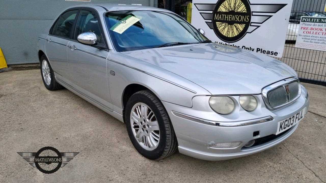 Lot 208 - 2003 ROVER 75 CONNOISSEUR AUTO