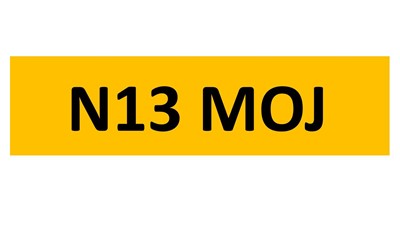 Lot 188-13 - REGISTRATION ON RETENTION - N13 MOJ