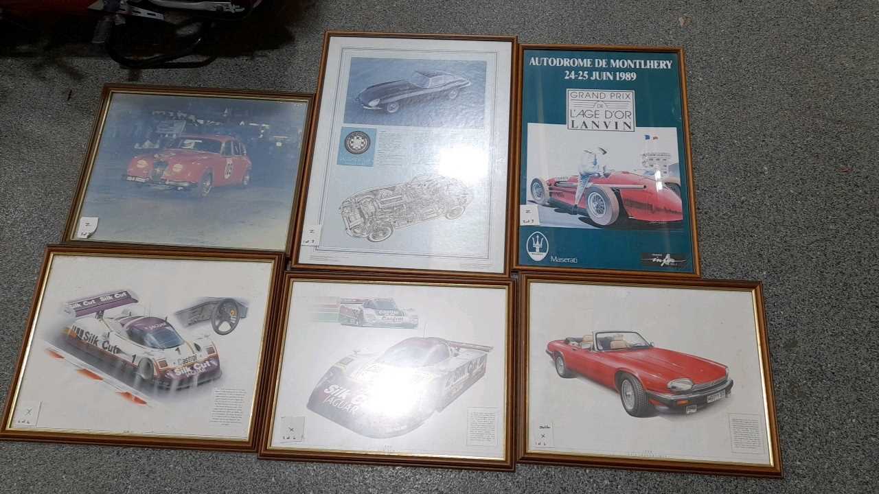 Lot 179 - 6X FRAMED PRINTS