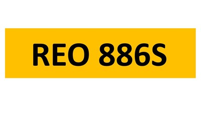 Lot 13-14 - REGISTRATION ON RETENTION - REO 886S