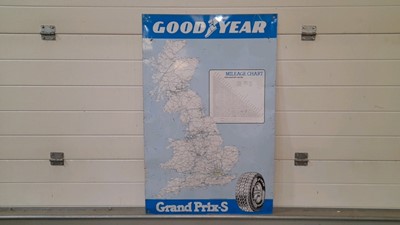 Lot 23 - GOOD YEAR  ROAD MILEAGE MAP OF GREAT BRITAIN