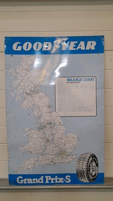 Lot 23 - GOOD YEAR  ROAD MILEAGE MAP OF GREAT BRITAIN