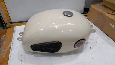 Lot 229 - FRANCIS BARNETT WHITE PETROL TANK