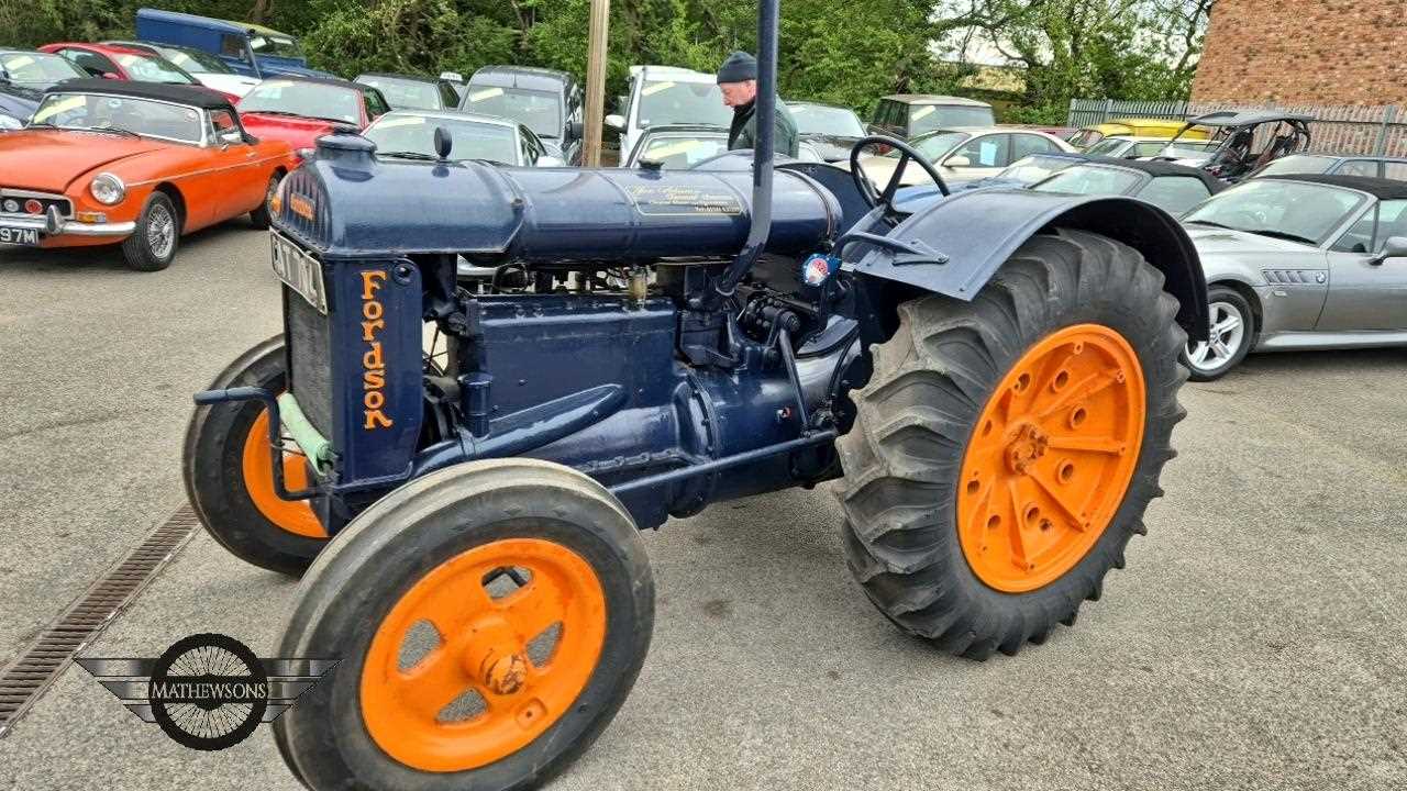 Lot 578 - 1942 FORDSON STANDARD N TRACTOR & BAMFORD MOWER