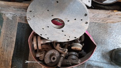 Lot 107 - PALLET OF ASSORTED MOTOR CYCLE SPARE PARTS