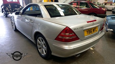 Lot 175 - 2001 MERCEDES SLK200 KOMPRESSOR AUTO