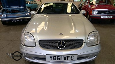 Lot 175 - 2001 MERCEDES SLK200 KOMPRESSOR AUTO