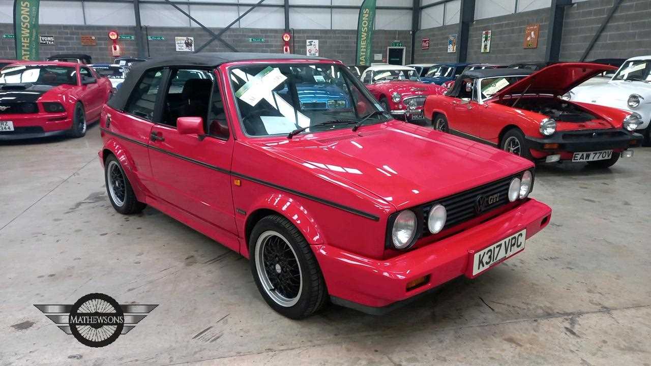 Lot 189 - 1993 VOLKSWAGEN GOLF GTI SPORTLINE