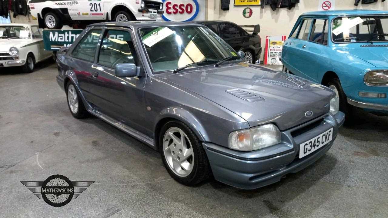 Lot 173 - 1989 FORD ESCORT RS TURBO