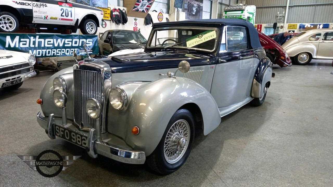 Lot 187 - 1954 ALVIS TC21/100 DROP HEAD TOURER