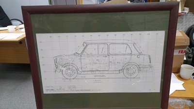 Lot 653 - RILEY 2 DOOR SALOON FRAMED ASSEMBLY PLANS (1961)  - ALL PROCEEDS TO CHARITY