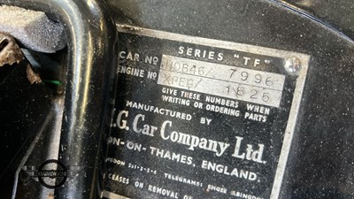 Lot 269 - 1954 MG TF