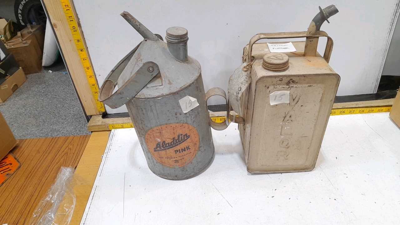 Lot 339 - 2X PARAFFIN CANS