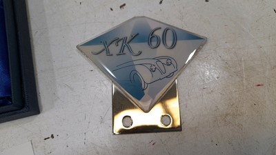 Lot 349 - LTD EDITION JAGUAR XK 60th ANNIVERSARY BADGE 1948-2008 NO 112