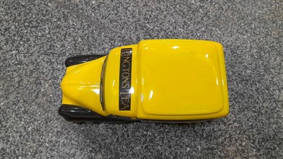 Lot 368 - RINGTONS CHINA TEA CADDY IN THE SHAPE OF A MORRIS 1000 VAN -  ALL PROCEEDS TO CHARITY
