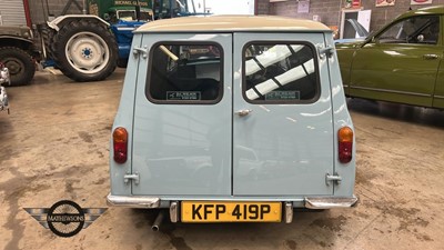 Lot 359 - 1975 MORRIS MINI 850 VAN