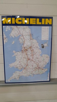 Lot 185 - MICHELIN SIGN OF ENGLAND & WALES 968 1972 EDITION