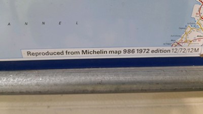 Lot 185 - MICHELIN SIGN OF ENGLAND & WALES 968 1972 EDITION