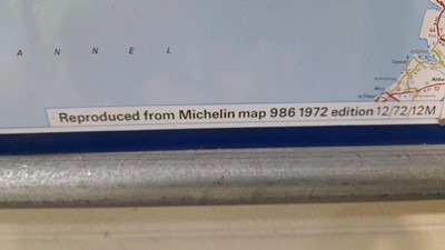 Lot 185 - MICHELIN SIGN OF ENGLAND & WALES 968 1972 EDITION