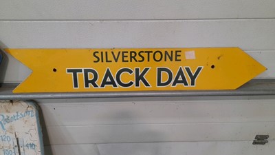 Lot 49 - SILVERSTONE SIGN , RAC SIGN & PHARMACY WALL THERMOMETER