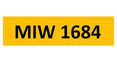 Lot 37-14 - REGISTRATION ON RETENTION - MIW 1684