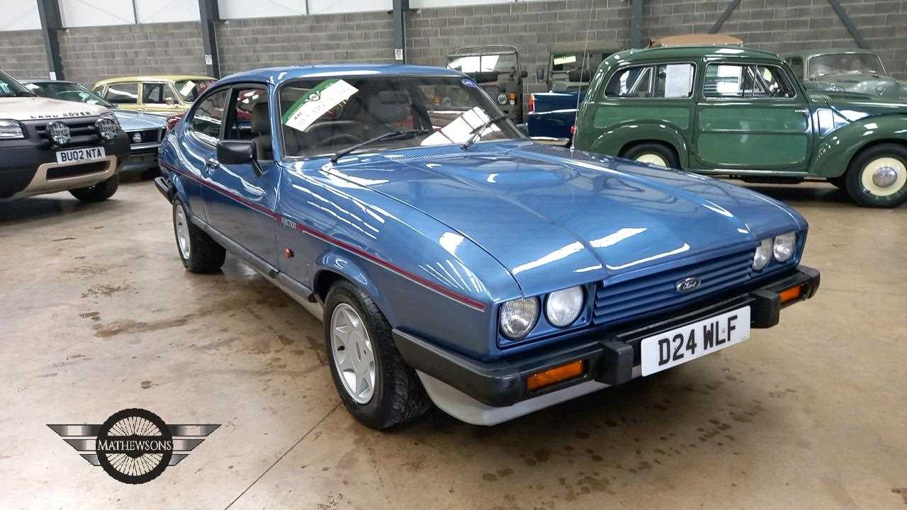 Lot 675 - 1986 FORD CAPRI INJECTION