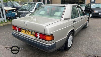 Lot 428 - 1993 MERCEDES 190E AUTO