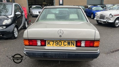 Lot 554 - 1993 MERCEDES 190E AUTO