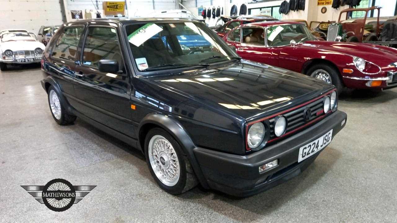 Lot 600 - 1990 VOLKSWAGEN GOLF GTI