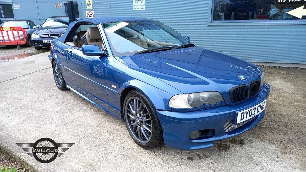 Lot 645 - 2003 BMW 330 CI SPORT AUTO