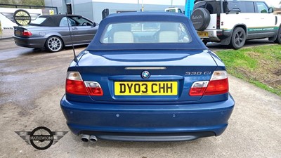 Lot 139 - 2003 BMW 330 CI SPORT AUTO