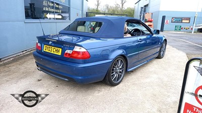 Lot 645 - 2003 BMW 330 CI SPORT AUTO