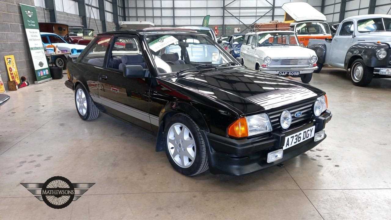 Lot 663 - 1983 FORD ESCORT RS 1600i