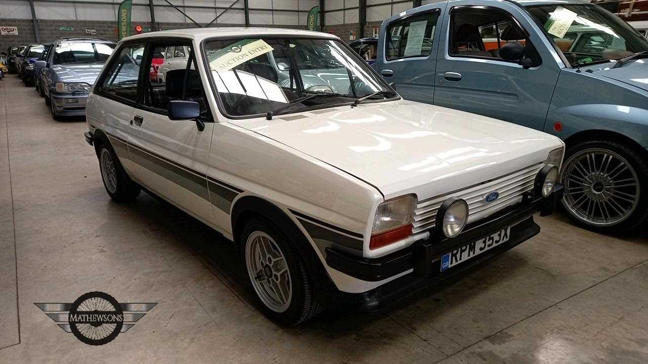 Lot 57 - 1981 FORD FIESTA SUPERSPORT