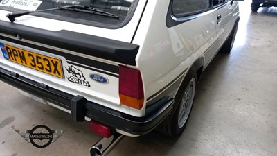 Lot 57 - 1981 FORD FIESTA SUPERSPORT