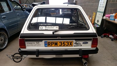 Lot 57 - 1981 FORD FIESTA SUPERSPORT