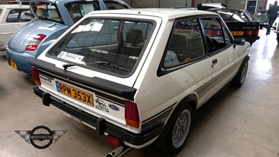 Lot 57 - 1981 FORD FIESTA SUPERSPORT