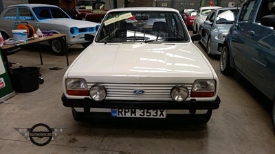 Lot 57 - 1981 FORD FIESTA SUPERSPORT