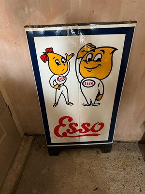 Lot 310 - MR & MRS DRIP ENAMEL ESSO  SIGN  16" X 29"