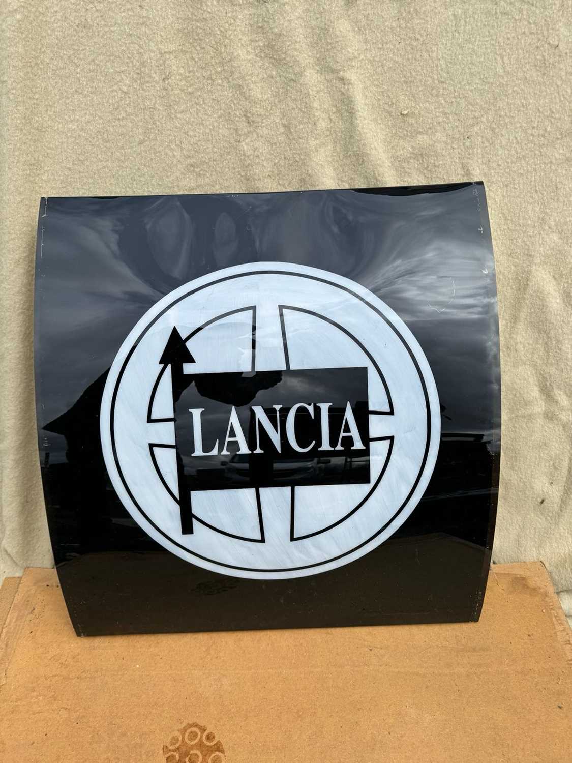 Lot 396 - LANCIA , LIGHT UP SIGN 27" X 26"