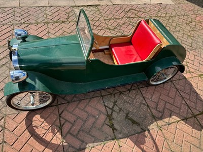 Lot 346 - LARGE ELECTRIC RACING CAR