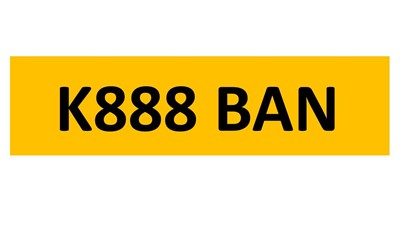 Lot 63-14 - REGISTRATION ON RETENTION - K888 BAN