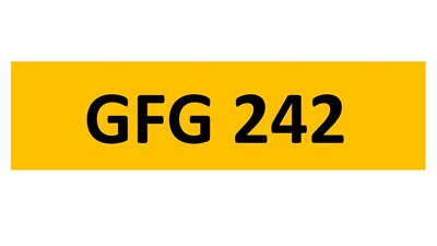 Lot 70-14 - REGISTRATION ON RETENTION - GFG 242