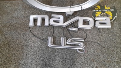 Lot 42 - MAZDA FORECOURT SIGN & LETTERS 41" X 36"
