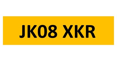 Lot 83-14 - REGISTRATION ON RETENTION - JK08 XKR