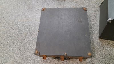 Lot 678 - WOODEN CAR REAR RACK BOX