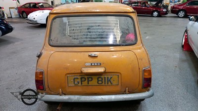 Lot 672 - 1972 MORRIS MINI